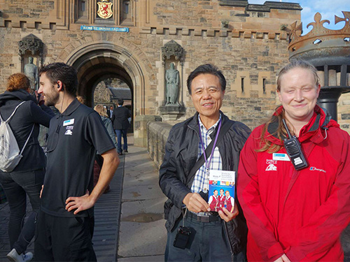 President Gui visited Edinburgh, Scotland