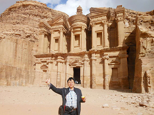 Petra ruins in Jordan